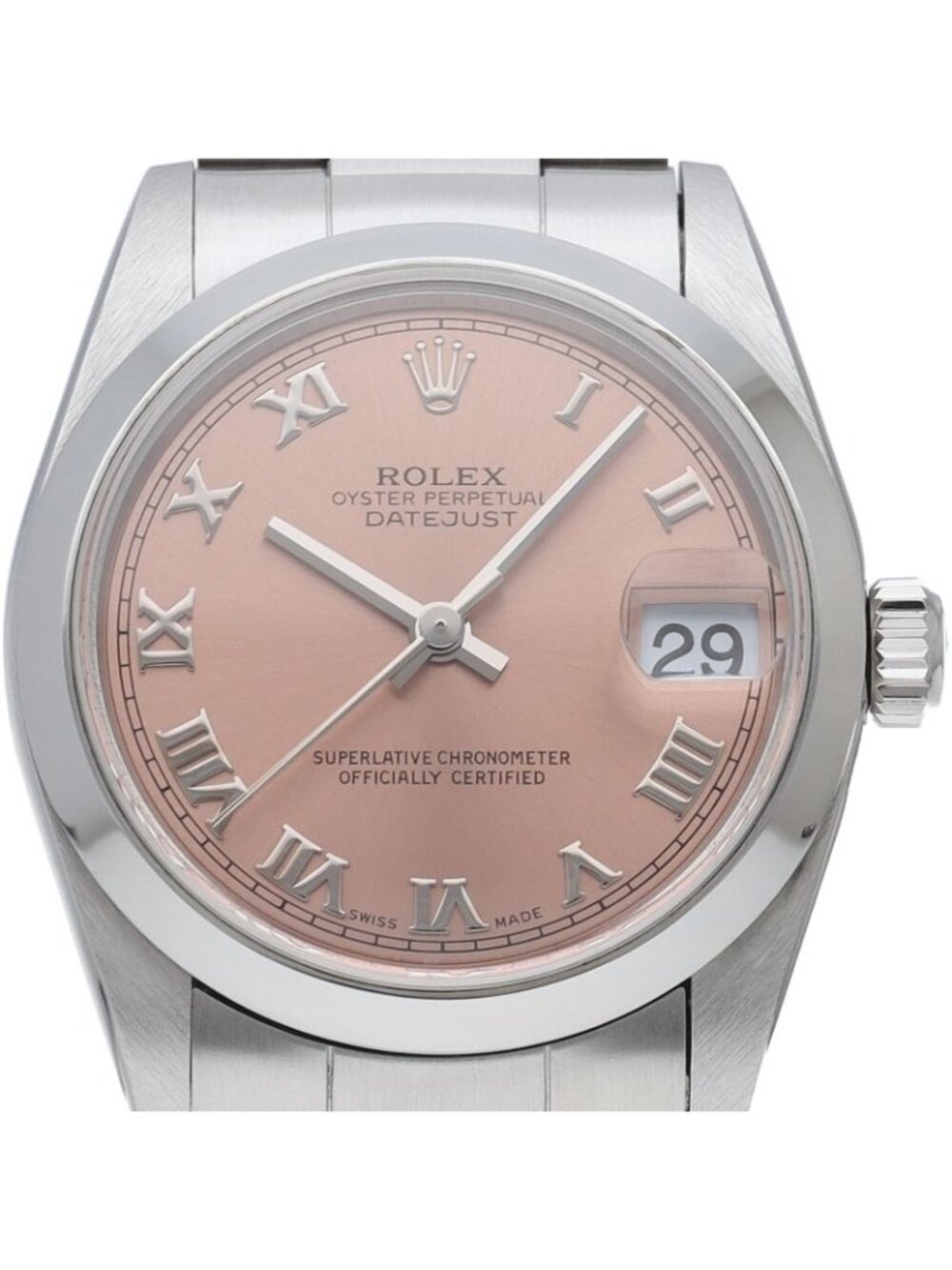 Rolex Datejust Boys' Watch SS Pink Medium